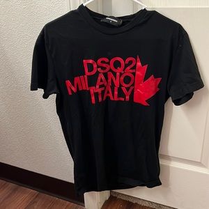 BLACK DSQUARED2 TSHIRT SIZE SMALL